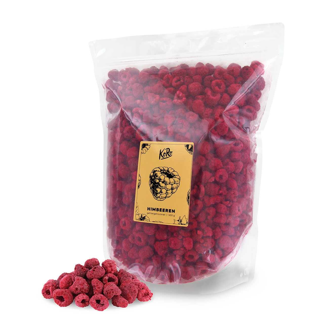 61 98  kg Koro Gefriergetrocknete Himbeeren  500g Natur eBay