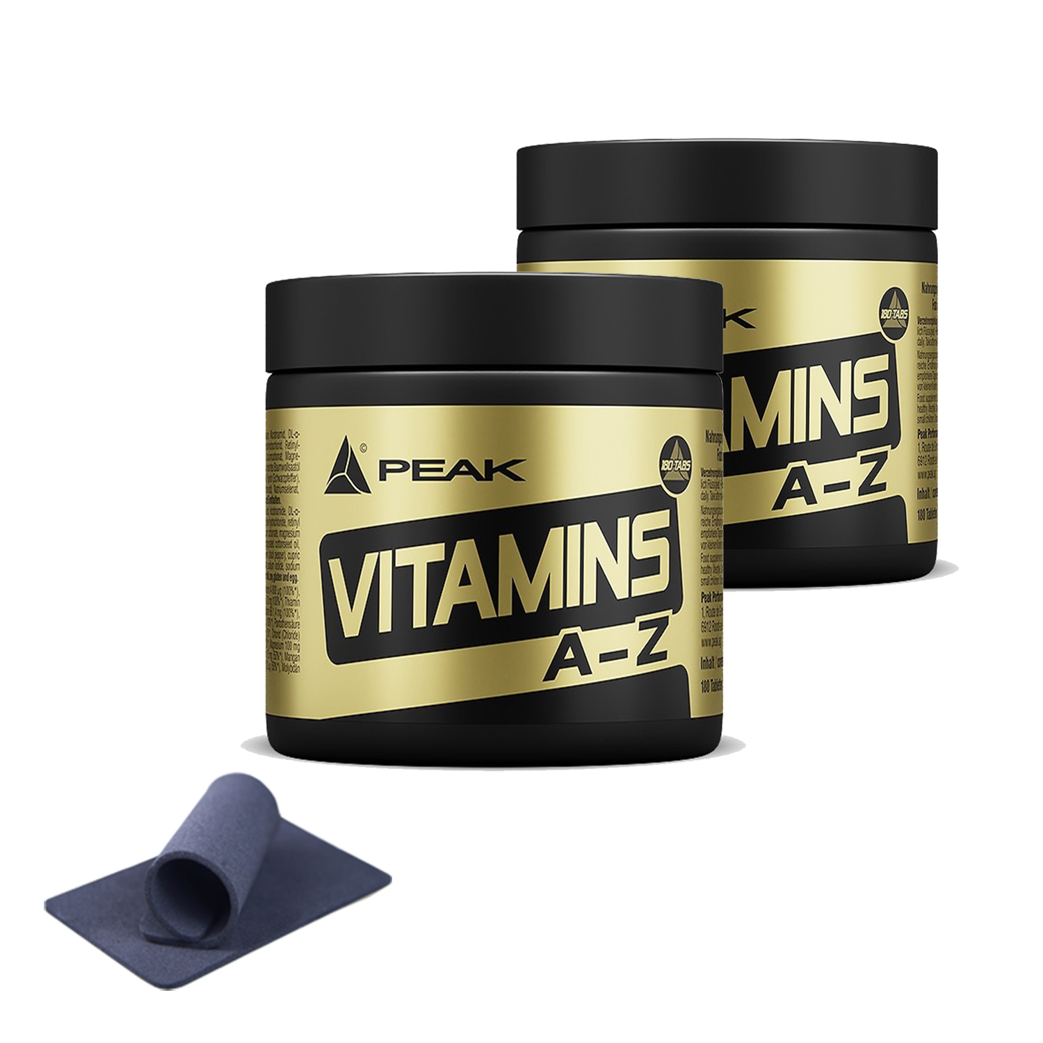 57,65€/kg++Peak Vitamin A-Z (2 Dosen à 180 Tabletten ...