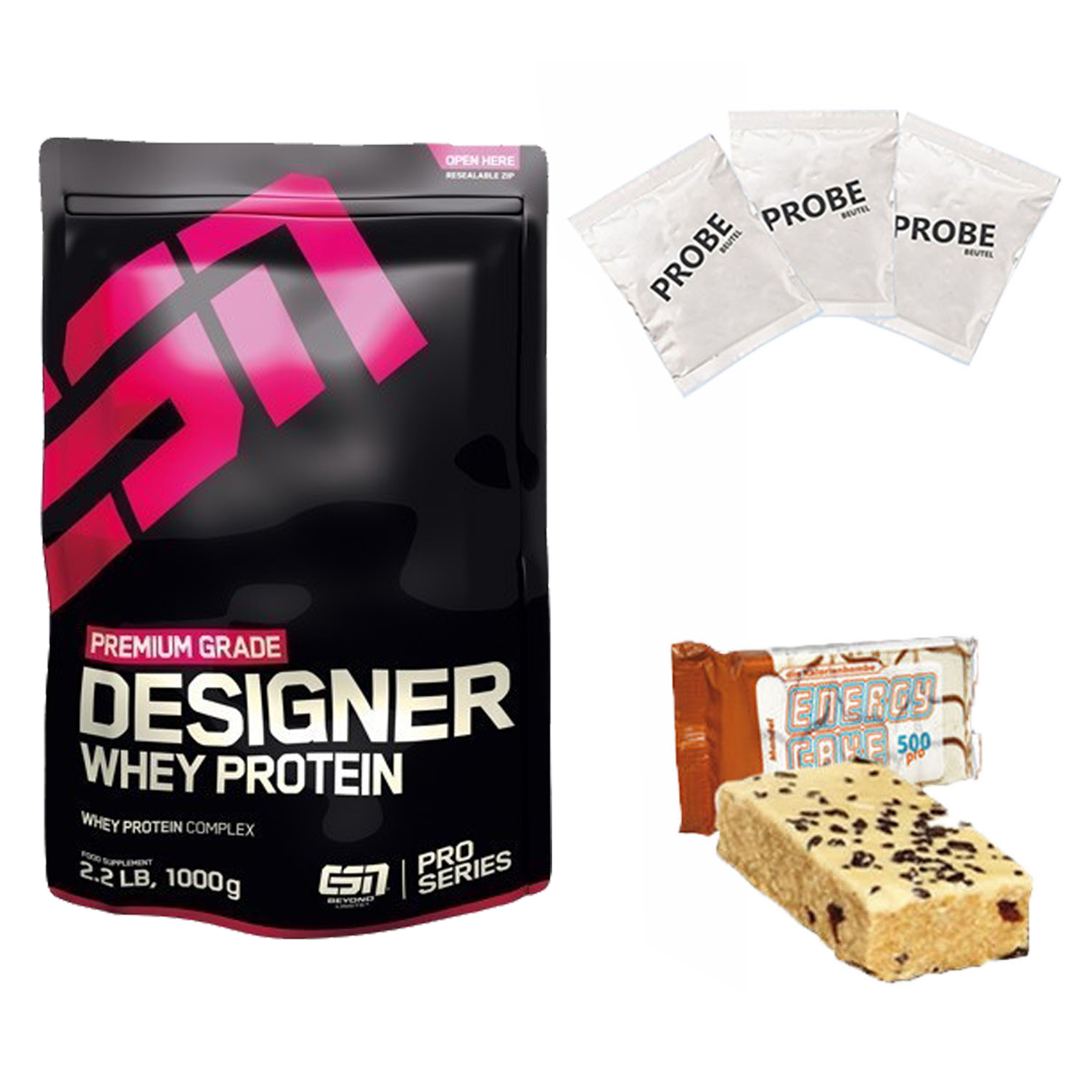 Esn Designer Whey Protein Premium Eiweiss 1kg Elf Riegel 3 Proben Ebay