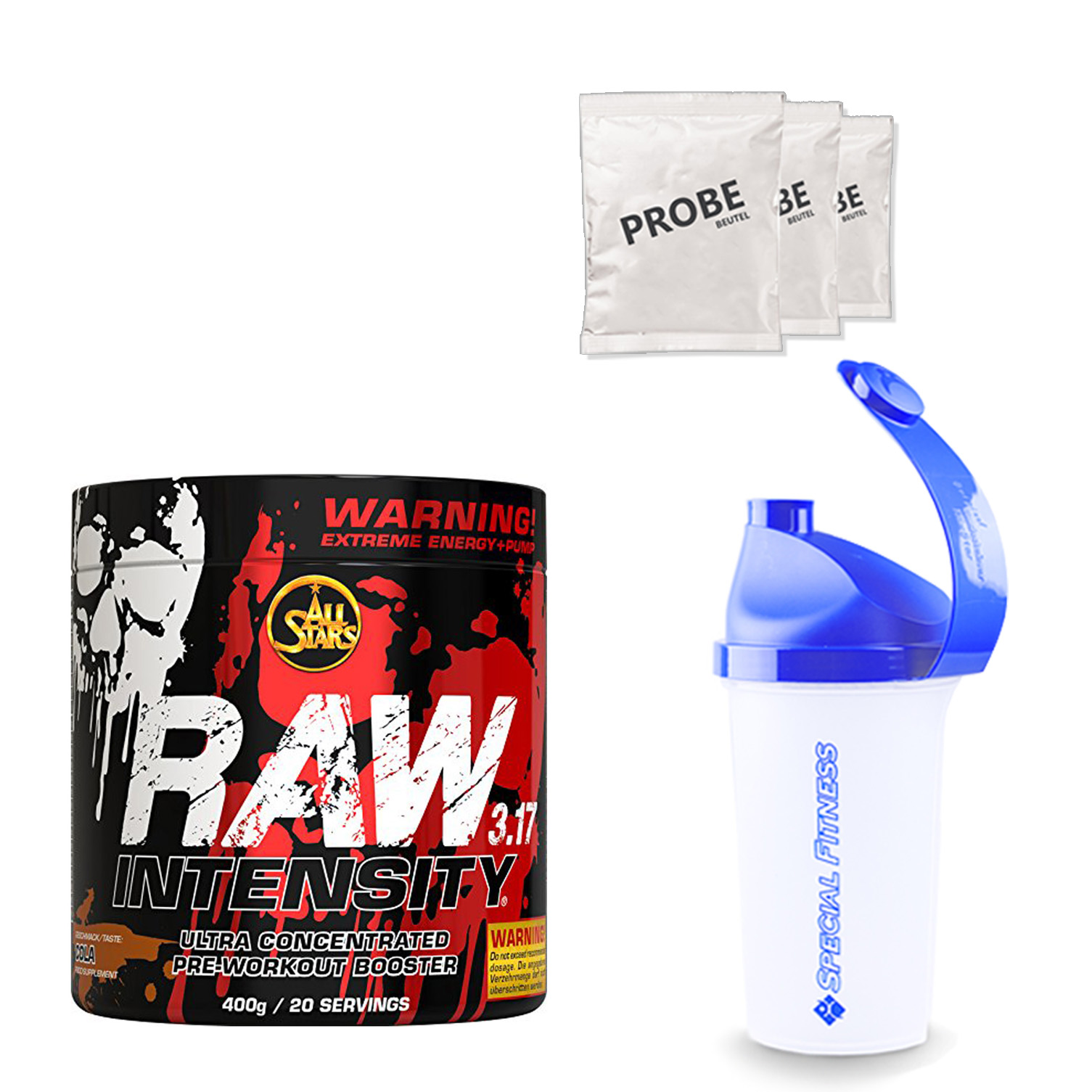 25 Kg All Stars Raw Intensity 3 17 400g Gratis Shaker 3 Proben Ebay