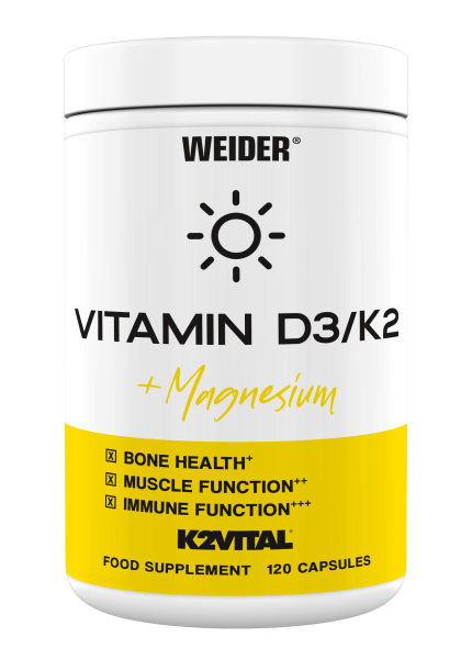 WEIDER Vitamin D3/K2 Kapseln 120caps