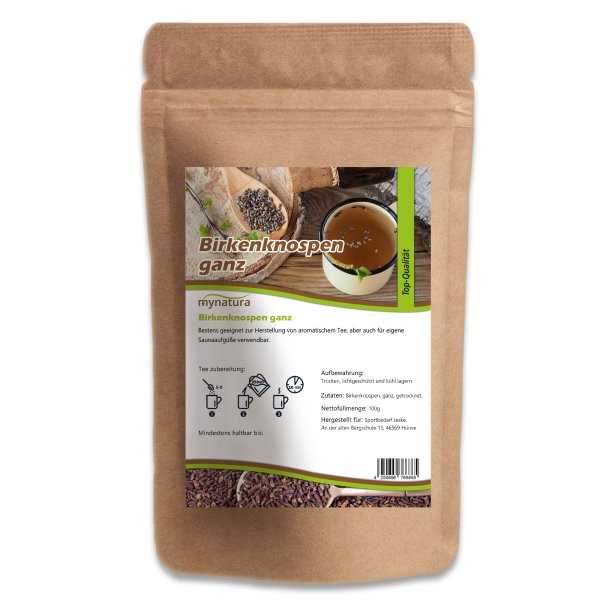 Mynatura Birkenknospen getrocknet 250g