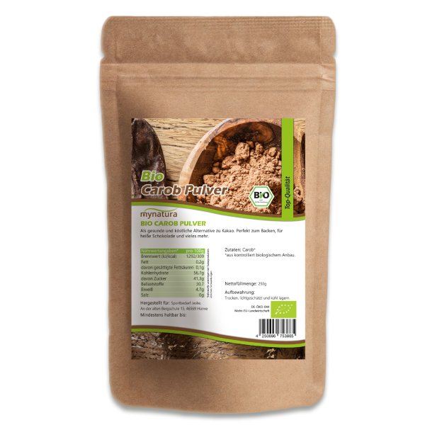 Mynatura Bio Carob Pulver 1000g