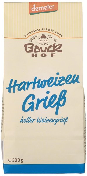 Bauckhof Hartweizengrieß Demeter (6x500g)