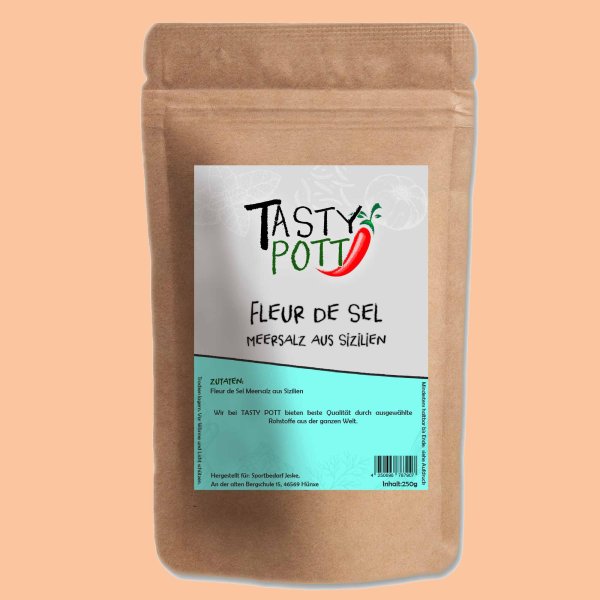 Tasty Pott Fleur de Sel Meersalz Nachfüllbeutel 250g