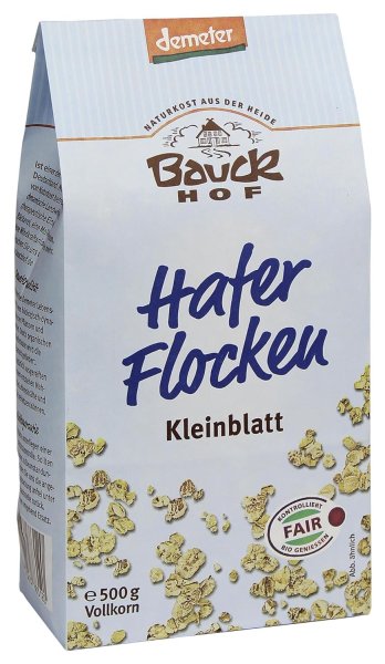 Bauckhof Bio-Haferflocken Kleinblatt Demeter(2x500g)