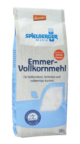 Spielberger Bio Emmer-Vollkornmehl, demeter (500g)